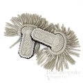 Brilliant Silver Bullion Wire Sequin Embroidered Fancy Dress Epaulettes, in Two Sizes