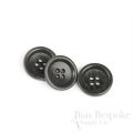 BOGART Classic Charcoal Gray Corozo Suit Buttons, Made in Italy