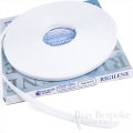 1/2" Wide High Density Black & White Rigilene Sew-Through Polyester Boning