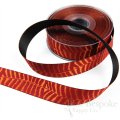 STEM Three-Color Fern-Painted Satin Ribbon, 1" Width