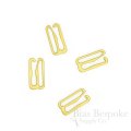 Gold Colored Metal Hooks for Lingerie-Making