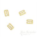 Gold Colored Metal Hooks for Lingerie-Making