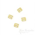 Gold Colored Metal Hooks for Lingerie-Making