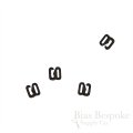 Black Nylon-Coated Metal Hooks for Lingerie-Making