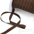 VERA 3/8" Cotton & Viscose Petersham Grosgrain Ribbon, Made in Italy