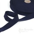 VERA 1" Cotton & Viscose Petersham Grosgrain Ribbon, Made in Italy