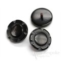 FRIGG Decorative Black-ish Buffalo Horn Buttons, Made in Germany