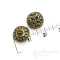Magnificent Gold Filigree Buttons in Two Sizes, Made in France