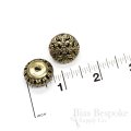 Magnificent Gold Filigree Buttons in Two Sizes, Made in France