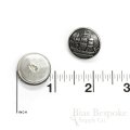 Antique Silver Sailing Ship Buttons, Made in France