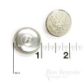 US Army Pale Silver Uniform Buttons, Made in France