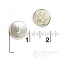 US Army Pale Silver Uniform Buttons, Made in France