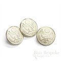 US Army Pale Silver Uniform Buttons, Made in France