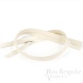Unbleached Cotton Invisible Zippers, 5 Lengths Available, Bias Bespoke Brand