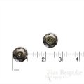 Elegant Antique Brass & Brown Horn-Effect Sew-on Snaps
