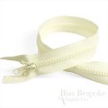 22" Length #5 Open End Zippers with Plastic Teeth, Bias Bespoke Brand