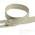 22" Length #5 Open End Zippers with Plastic Teeth, Bias Bespoke Brand