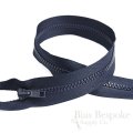 22" Length #5 Open End Zippers with Plastic Teeth, Bias Bespoke Brand