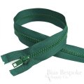 22" Length #5 Open End Zippers with Plastic Teeth, Bias Bespoke Brand
