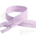 22" Length #5 Open End Zippers with Plastic Teeth, Bias Bespoke Brand