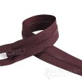22" Length #5 Open End Zippers with Plastic Teeth, Bias Bespoke Brand