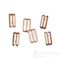 Set of Rose Gold Metal Hooks and Sliders for Removable Straps