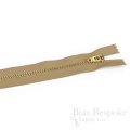 11" Pants Zipper with Gold Metal Teeth, Bias Bespoke Brand