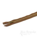 11" Pants Zipper with Gold Metal Teeth, Bias Bespoke Brand