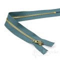 11" Pants Zipper with Gold Metal Teeth, Bias Bespoke Brand