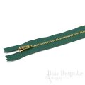 11" Pants Zipper with Gold Metal Teeth, Bias Bespoke Brand