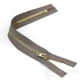 11" Pants Zipper with Gold Metal Teeth, Bias Bespoke Brand