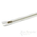 11" Pants Zipper with Gold Metal Teeth, Bias Bespoke Brand