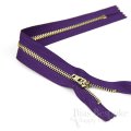 11" Pants Zipper with Gold Metal Teeth, Bias Bespoke Brand