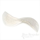 Premium Italian Shoulder Pads for Bespoke Suits, Black and White