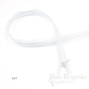 20" Transparent Invisible Zippers, Size #3, Bias Bespoke Brand