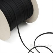 LEO 4mm Oval Elastic for Bra Straps or Lacing, Made in Italy