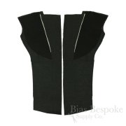 TC-2046 Black Chest Fronts for Double Breasted Jackets